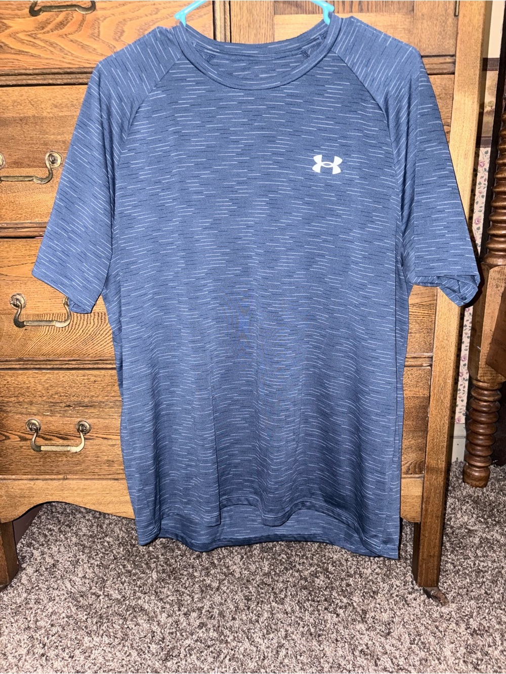 Under Armour Men’s Heathered Navy Short Sleeve Performance Tee